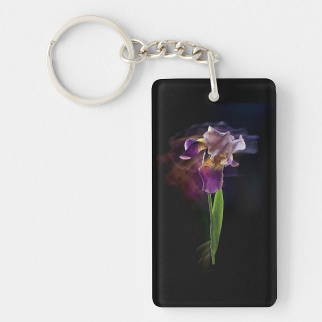 Abstrakt Irisblomma – Elegant blomsterkonst (Framsidan)