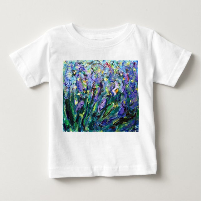 Abstrakt Irises Shirt Tröja (Framsida)