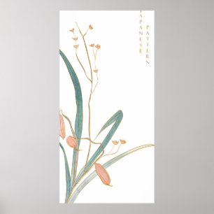 Abstrakt japansk design poster