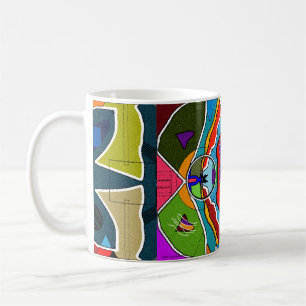 Abstrakt Jazzy rolig mugg