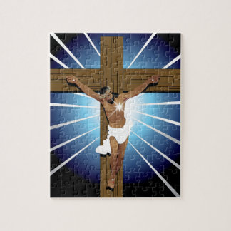 Abstrakt Jesus Kristus Pussel
