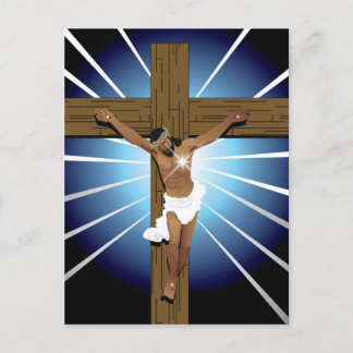 Abstrakt Jesus Kristus Vykort