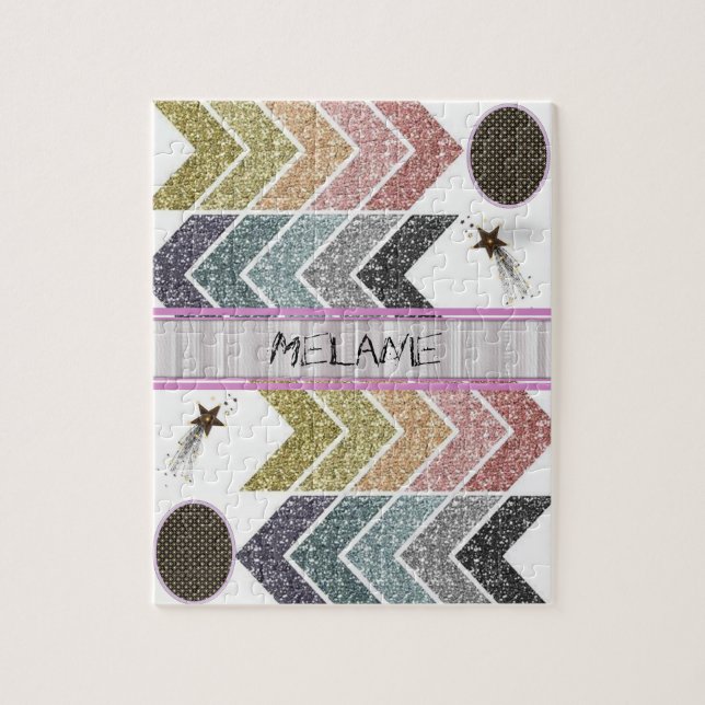 Abstrakt Jigszawa Puzzle Daisy Pussel (Vertikal)