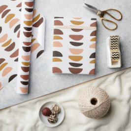 Abstrakt | Jul | Beige | Minimalistisk | Presentpapper