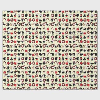 Abstrakt: Jul med djurinspiration Presentpapper