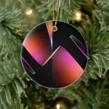 Abstrakt Jul Ornament