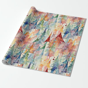 Abstrakt jul presentpapper