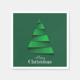 Abstrakt Julgran Julfest Pappersservett