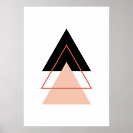 Abstrakt Julgran Poster