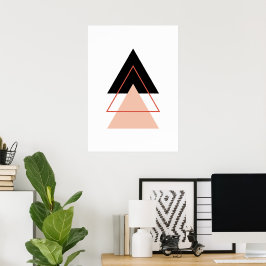 Abstrakt Julgran Poster