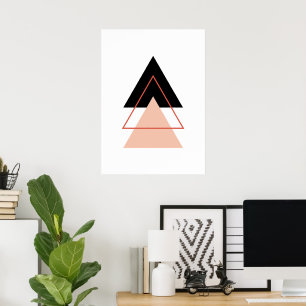 Abstrakt Julgran Poster