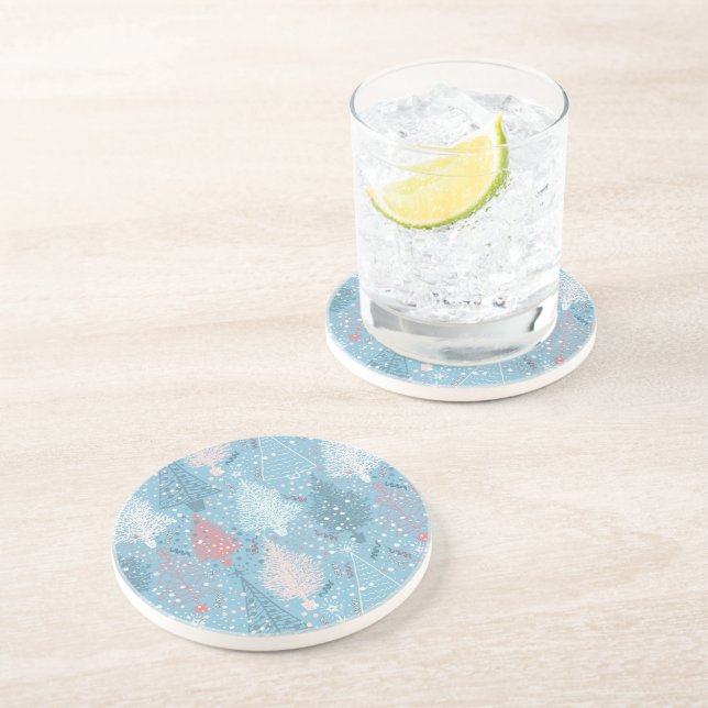 ABSTRAKT JULGRANAR MÖNSTER 2 UNDERLÄGG (Sidan)