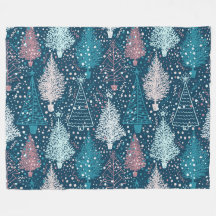 Abstrakt Julgranar Mönster