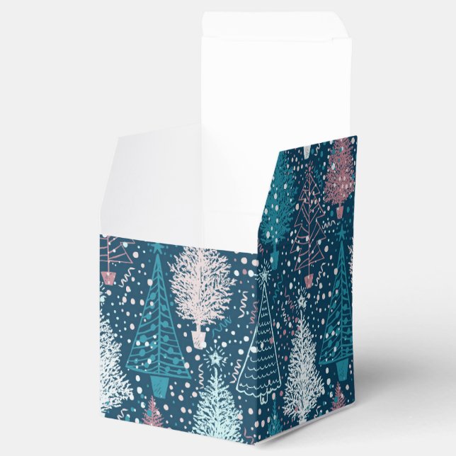 Abstrakt Julgranar Mönster Presentaskar (Öppnad)