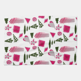 Abstrakt julhandduk kökshandduk