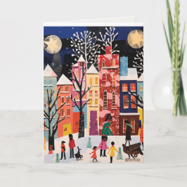 Abstrakt julkort för semesterfirande helgkort