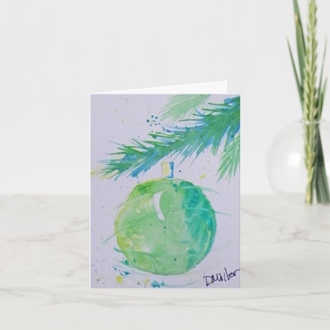 Abstrakt julkort i Boll Tack Kort (Framsida)