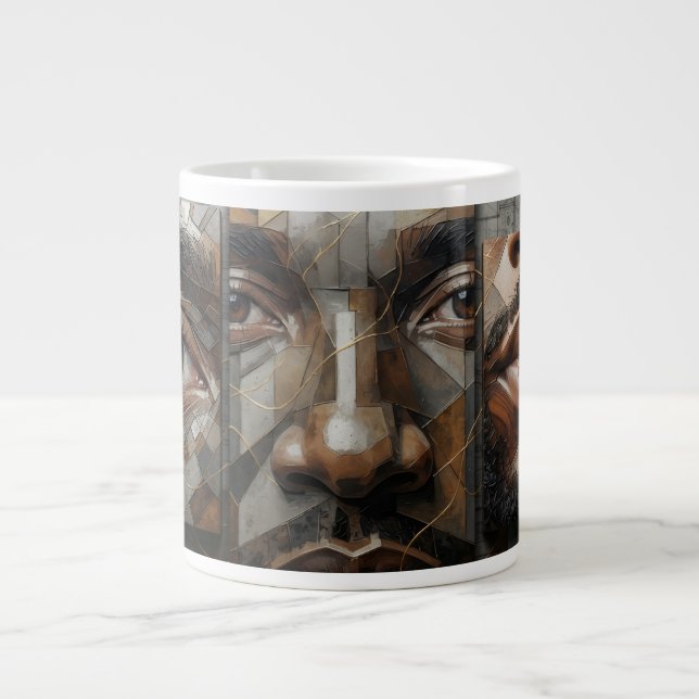 Abstrakt Jumbo Mugg (Framsidan)