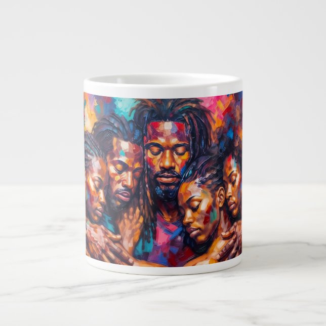 Abstrakt Jumbo Mugg (Framsidan)