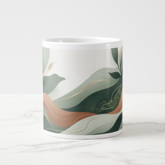 Abstrakt Jumbo Mugg (Framsidan)