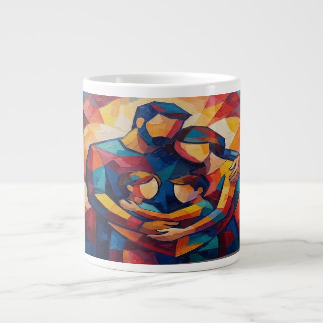 Abstrakt Jumbo Mugg (Framsidan)