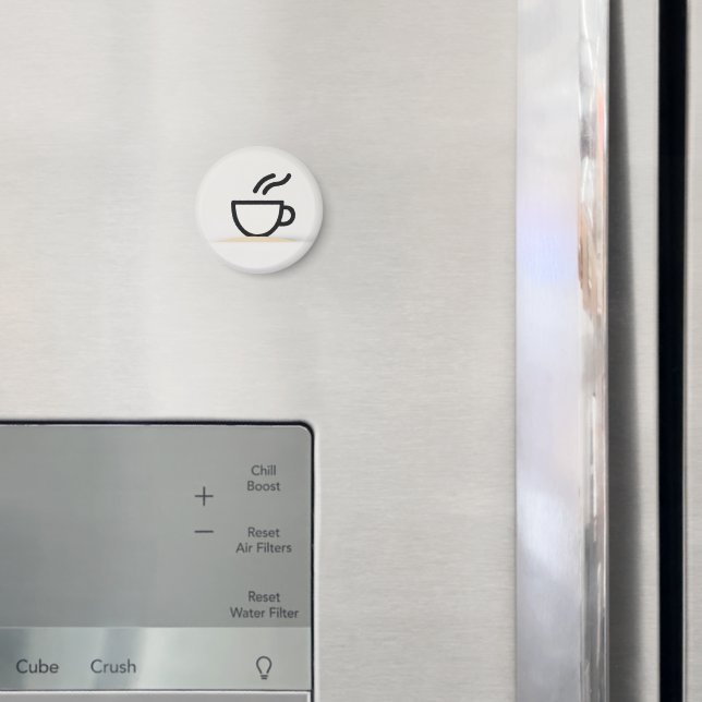 Abstrakt Kaffe Kopp design Magnet (In Situ (Fridge))