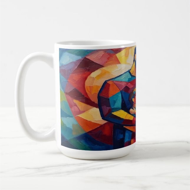 Abstrakt Kaffemugg (Vänster)