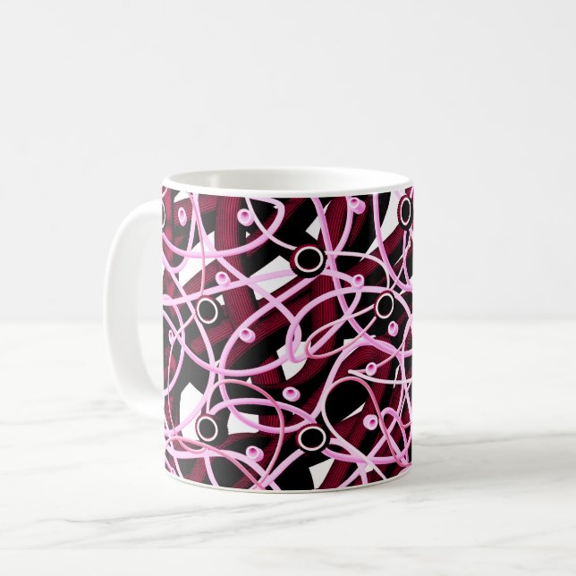 Abstrakt Kaffemugg (Framsida vänster)