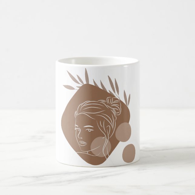abstrakt kaffemugg (Center)