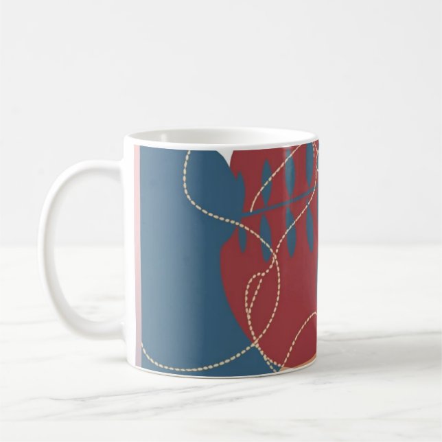 Abstrakt Kaffemugg (Vänster)
