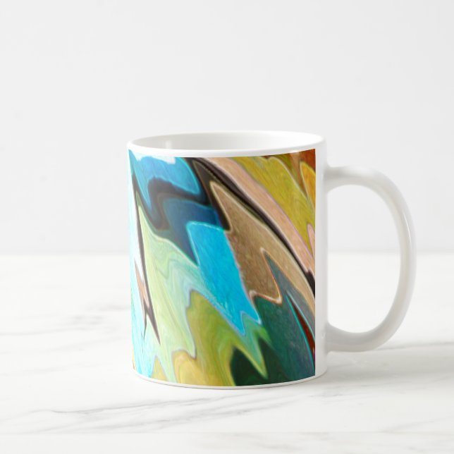 Abstrakt kaffemugg (Höger)