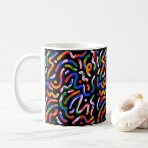 abstrakt kaffemugg
