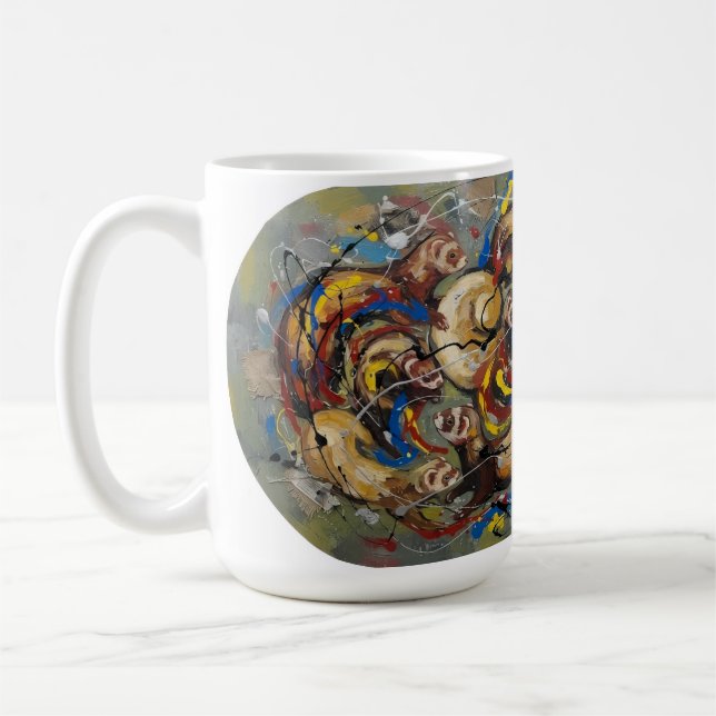 Abstrakt Kaffemugg (Vänster)