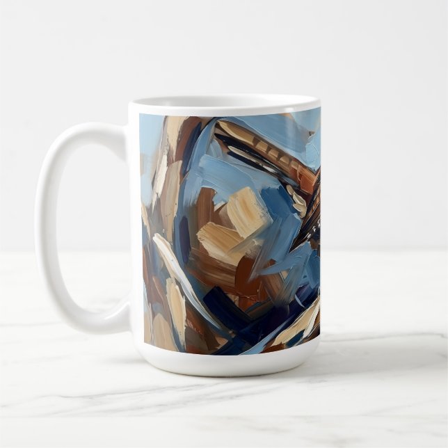 Abstrakt Kaffemugg (Vänster)