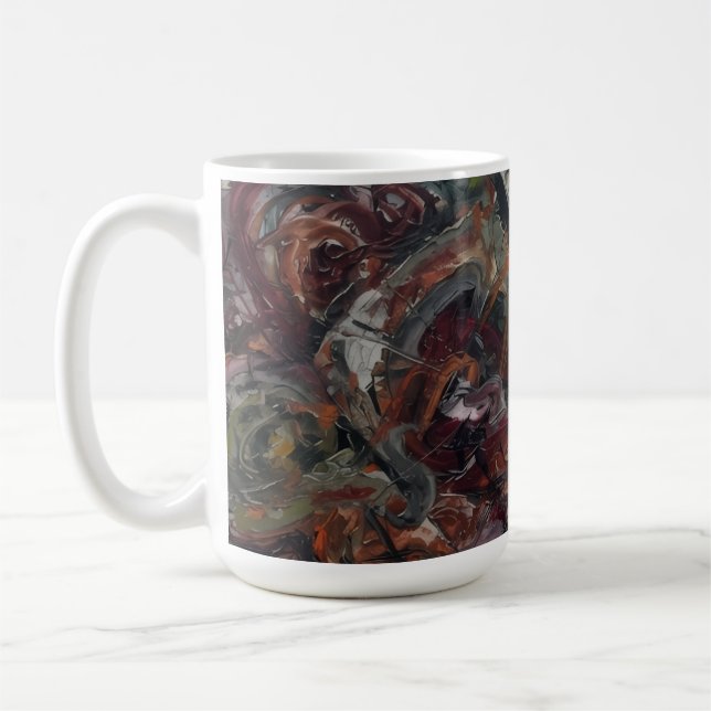 Abstrakt Kaffemugg (Vänster)