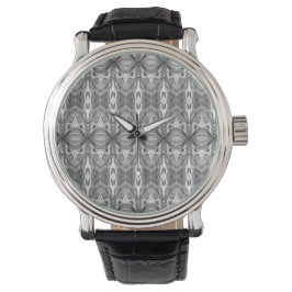 Abstrakt Kaleidoscope Mönster - Grått Watch Armbandsur