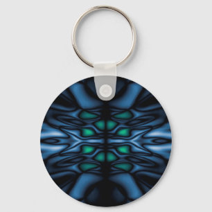 Abstrakt kaleidoscope mönster nyckelring