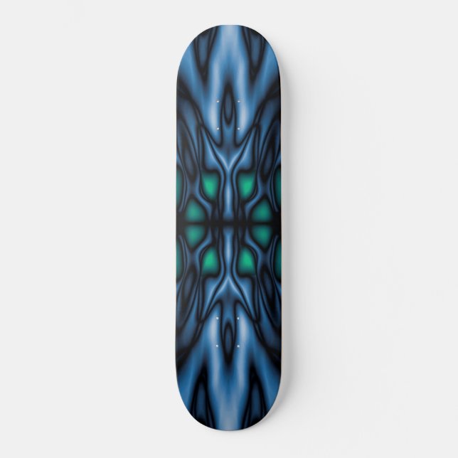 Abstrakt kaleidoscope mönster skateboard bräda 20 cm (Framsida)