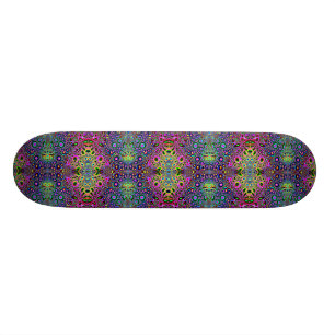 Abstrakt Kalejdoskop Mönster Mini Skateboard Bräda 18,5 Cm