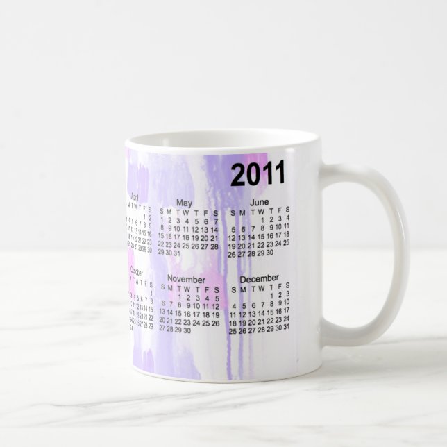 Abstrakt kalender 2011 kaffemugg (Höger)