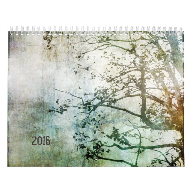 Abstrakt kalender för natur 2016 (Omslag)