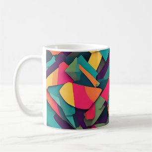 Abstrakt kamouflage kaffemugg