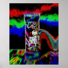 Abstrakt kan poster
