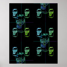 Abstrakt kan poster