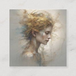 Abstrakt kan vara ett lugnande omlopp som fyrkantigt visitkort