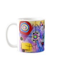 Abstrakt Kandinsky inspirerad mugg