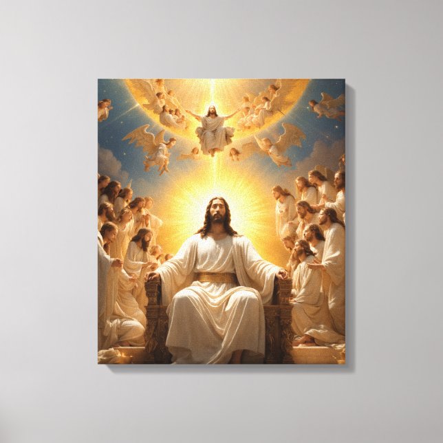 "Abstrakt Kanvastryck - Modern Wall Art Décor" (Framsida)