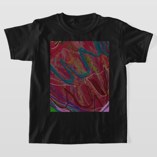Abstrakt Kärlek T Shirt (Laydown)