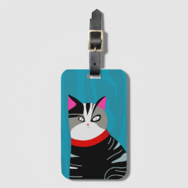 Abstrakt Katt Bagagebricka