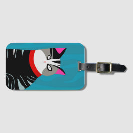 Abstrakt Katt Bagagebricka